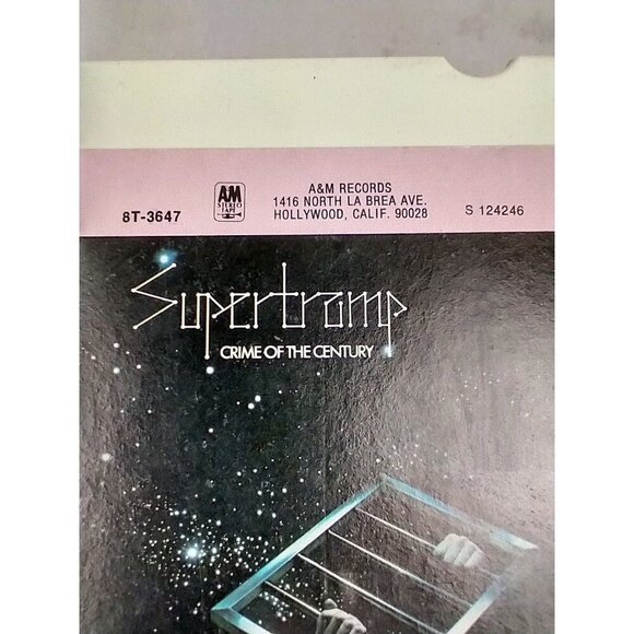 SUPERTRAMP Crime of the Century - 8 Track - Tested - Picture 2 of 6